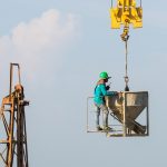 gru da cantiere da lavoro